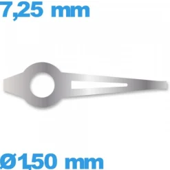Aiguille Horotec argenté  diamètre : 1,50mm long : 7.25mm  cadran principal des heures de mouvement  lumineuse nuit