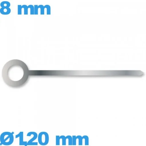 Aiguille  pour mouvement montre argenté   cadran central des heures Suisse