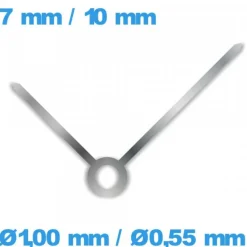 2 Aiguilles Mouvement de Montre Argenté 7 mm - 10 mm