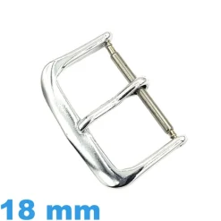Attache Ardillon 18 mm Acier Argenté