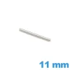 Axe cylindrique 11 mm pour bracelet métal montre diamètre 1.0 mm
