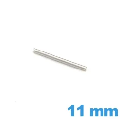 Axe cylindrique 11 mm pour bracelet métal montre diamètre 1.0 mm