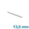 Axe cylindrique bracelet métal montre diamètre 1.0 mm Longueur : 13.5 mm