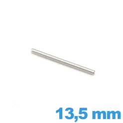 Axe cylindrique bracelet métal montre diamètre 1.0 mm Longueur : 13.5 mm