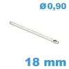 Axe fendu bracelets métal montre Longueur : 18 mm diamètre 0.9 mm