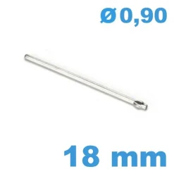 Axe fendu bracelets métal montre Longueur : 18 mm diamètre 0.9 mm