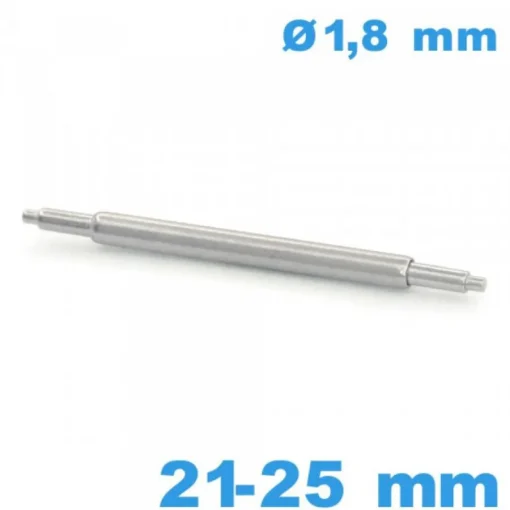 1 Barre à ressort Téléscopique 21 à 25 mm bracelet montre d :1,8 mm