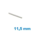 Barre droite bracelet de montre diamètre 1.0 mm Longueur : 11.5mm