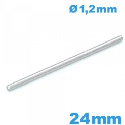 Barre droite longue de 24mm  bracelet à maillon
