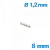 Barre Droite pour Montre 6 mm - Diamètre 1,2 mm