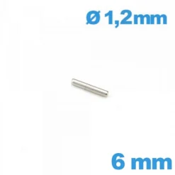 Barre Droite pour Montre 6 mm - Diamètre 1,2 mm
