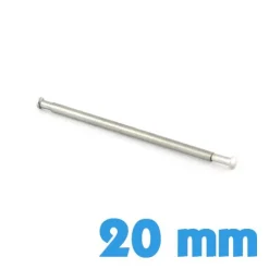 Barre en 2 parties pour fermoir et montre 20 mm