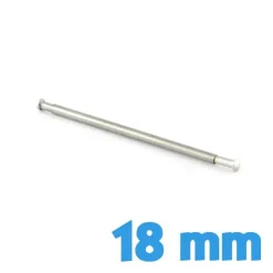 Barre en 2 parties pour montre et fermoir 18 mm