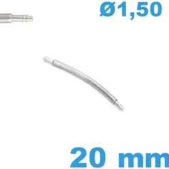 1 Barre 20mm incurvée