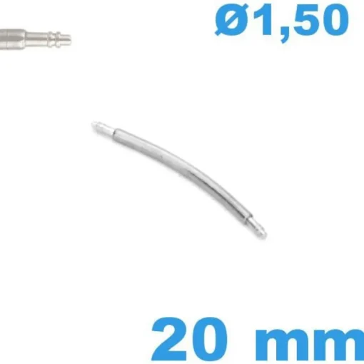 1 Barre 20mm incurvée