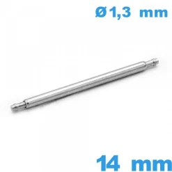 Barre pour Bracelet Montre 14 mm Short Bead Diamètre 1.30 mm