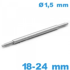 Barre pour bracelet montre 18 à 24mm d :1,5 mm Extra téléscopique