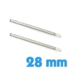 2 Barres en 2 parties pas chères pour Montre Rivet Pression 28 mm