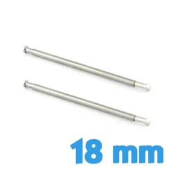 2 barres pressions pour fermoir et montre 18 mm
