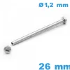 Barrette pour Bracelet de Montre à rivet 26 mm - Diamètre 1,20 mm