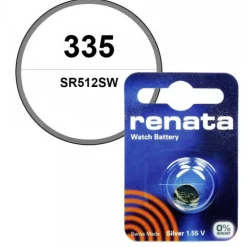 Batterie 1,55 V 335 oxyde d'argent Renata pour montre