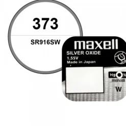 Batterie montre Maxell 1,55 V 373 oxyde d'argent