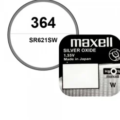 Batterie oxyde d'argent 1,55 V Maxell 364 de montre