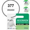 Batterie Seizaiken (Seiko) 377 1,55 V oxyde d'argent de montre