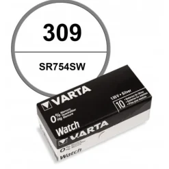10 Batteries montre Varta 1,55 V 309 alcaline