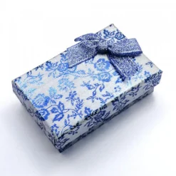 boîte bleu pour un anniversaire carton