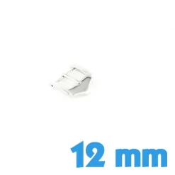 Boucle Ardillon 12 mm Acier Argenté - Fermoir