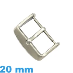 Boucle Ardillon Argenté 20 mm pour Montre