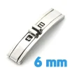 Boucle papillon montre 6 mm