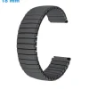 Bracelet 18 mm Acier inoxydable Noir montre