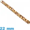 Bracelet 22 mm Camouflage Militaire de montre Marron N.A.T.O Nylon