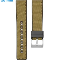 Bracelet 20 mm Caoutchouc Brun montre