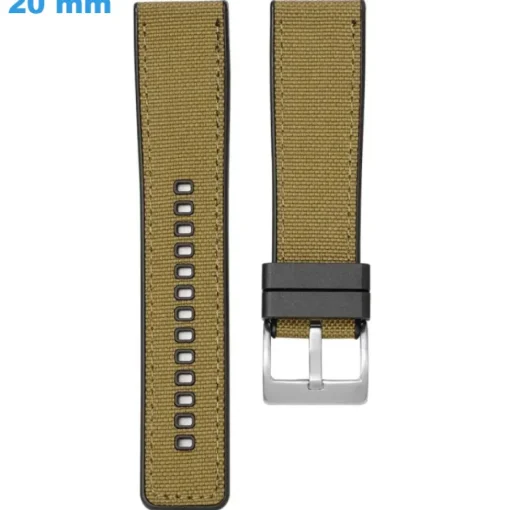 Bracelet 20 mm Caoutchouc Brun montre
