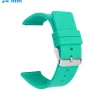 Bracelet 24 mm Caoutchouc pour montre Bleu