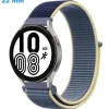 Bracelet 22 mm Nylon Bleu montre fermoir Velcro