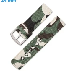 Bracelet 24 mm Nylon pour montre Vert Ardillon