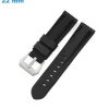 Bracelet Ardillon 22 mm Caoutchouc Noir montre