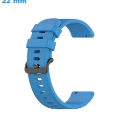 Bracelet Ardillon Bleu 22 mm Silicone de montre