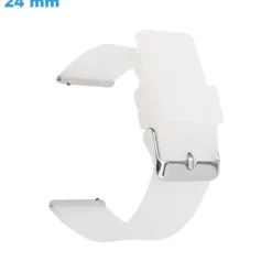 Bracelet Ardillon Transparent 24 mm Caoutchouc montre