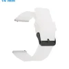 Bracelet boucle Ardillon 14 mm Silicone Transparent pour montre