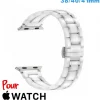 Bracelet Ceramique Blanc pour montre pour Apple Watch 38 mm