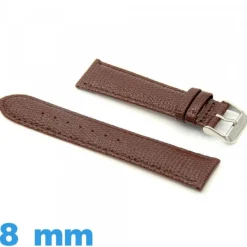 Bracelet cuir Lézard montre 8mm