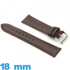Bracelet cuir  18mm de montre Grain Buffalo