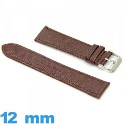 Bracelet cuir véritable  12 mm montre Lézard