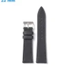 Bracelet de montre 22 mm Cuir véritable Ardillon Noir