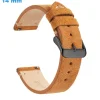 Bracelet de montre 14 mm Cuir véritable Brun